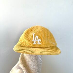 Vintage Corduroy Flat Brim Hat